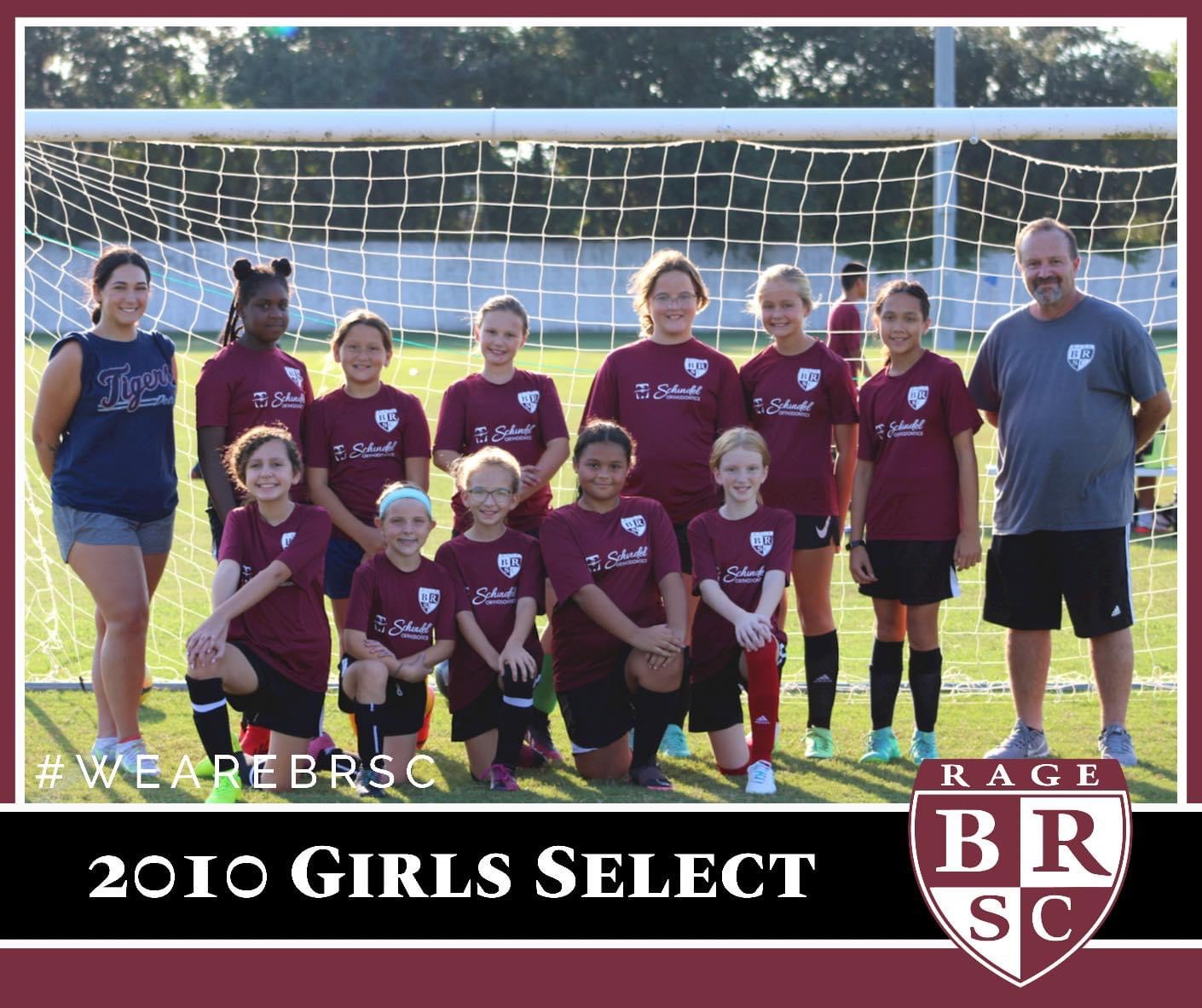 Girls 2010/11 Select Team Cover