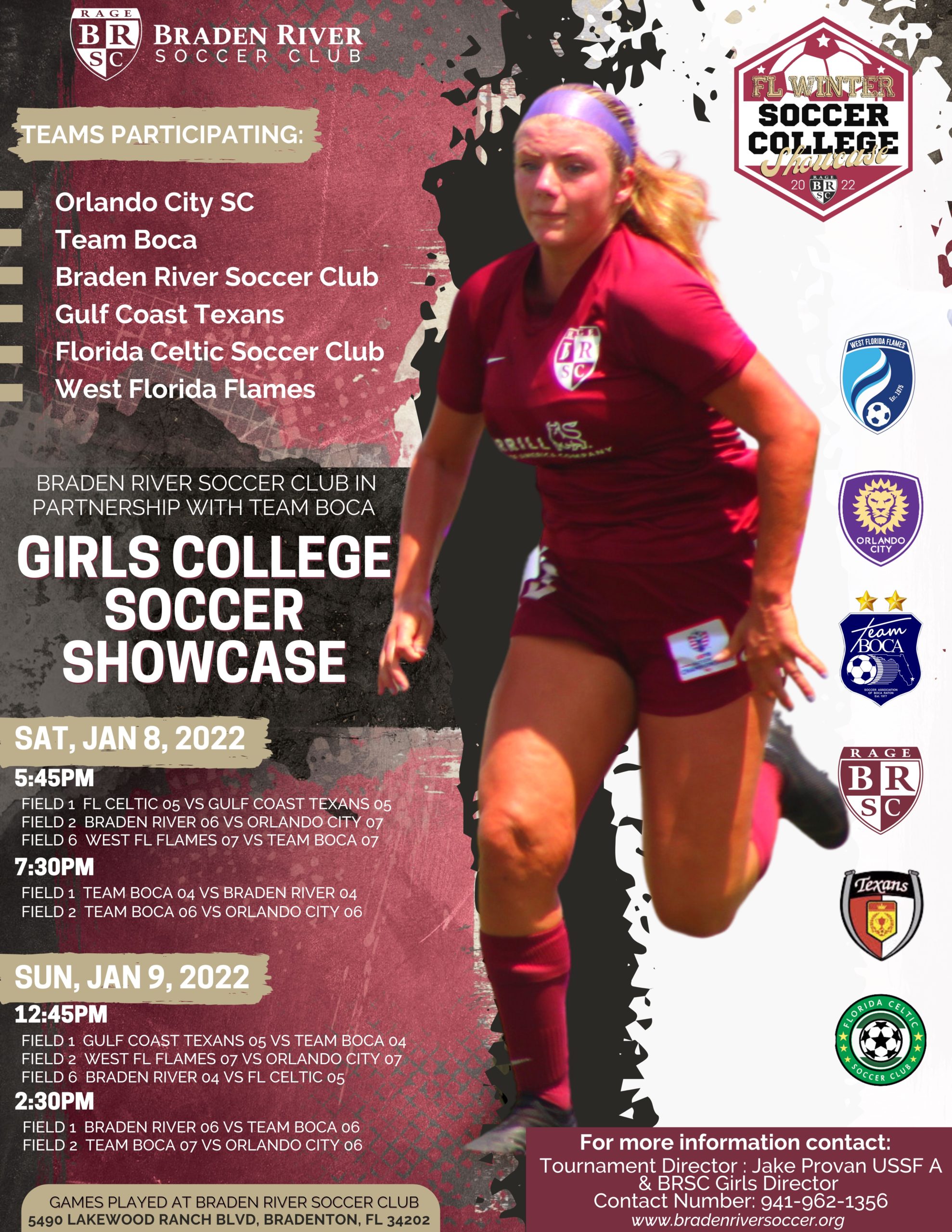 Girls college soccer showcase